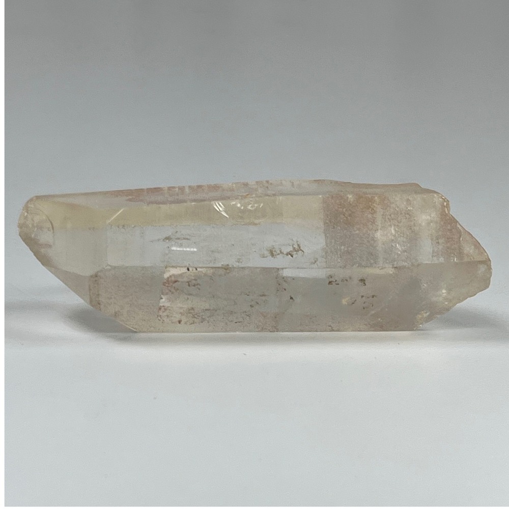 Natural Clear Quartz Double Terminated Crystal Point 4" Striations, Inclusions‎